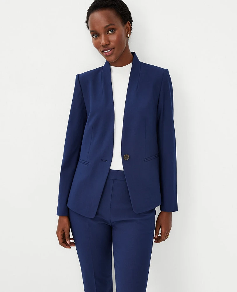 Ann Taylor The Cutaway Blazer Bi-Stretch Women's