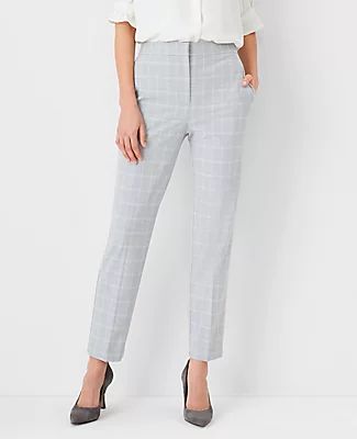 Ann Taylor The High Waist Ankle Pant Plaid