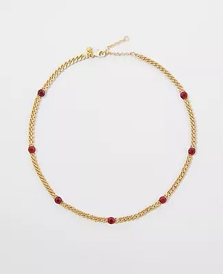 Ann Taylor Crystal Studded Layering Necklace