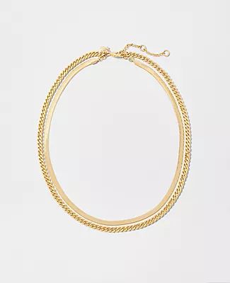 Ann Taylor Mixed Chain Necklace