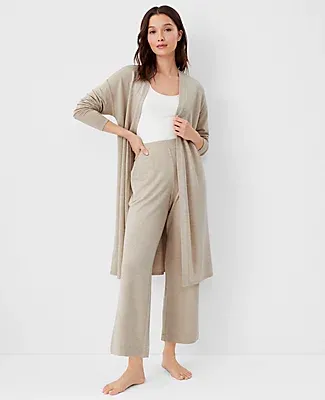 Ann Taylor Heathered Lounge Duster