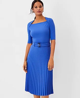 Ann Taylor Refined Stretch Envelope Neck Top
