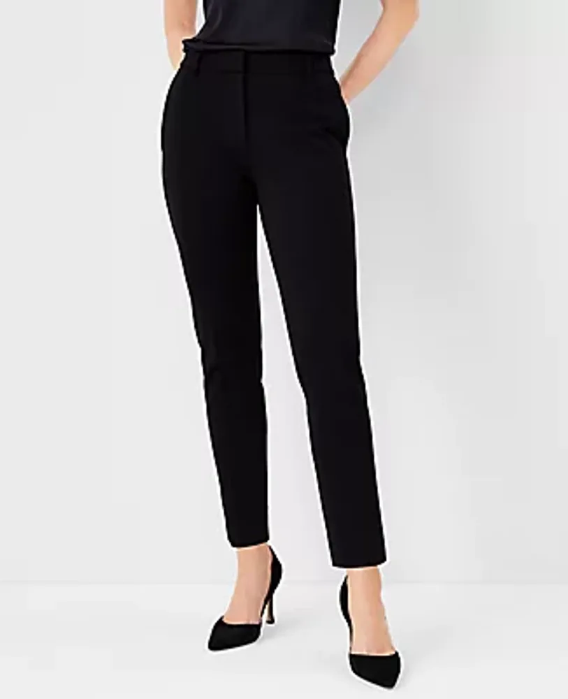 Ann Taylor The Petite Eva Ankle Pant in Knit Twill