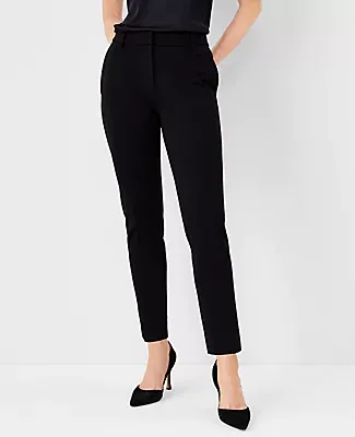 Ann Taylor The Petite Eva Ankle Pant in Knit Twill