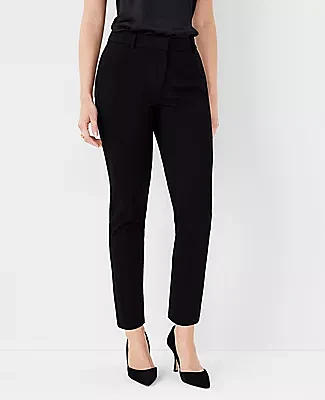 Ann Taylor The Eva Ankle Pant Knit Twill - Curvy Fit