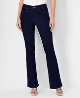 Ann Taylor Mid Rise Boot Cut Jeans Rinse Wash