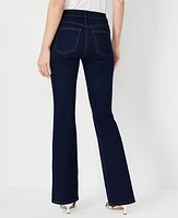 Ann Taylor Mid Rise Boot Cut Jeans Rinse Wash