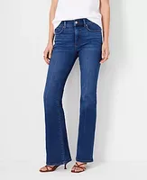 Ann Taylor Mid Rise Boot Cut Jeans Classic Wash