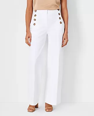 Ann Taylor The Wide Leg Sailor Pant in Chino
