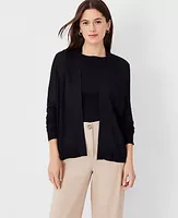 Ann Taylor Petite Lightweight Open Cardigan