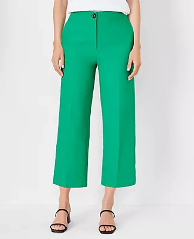 Ann Taylor The Petite Kate Wide Leg Crop Pant