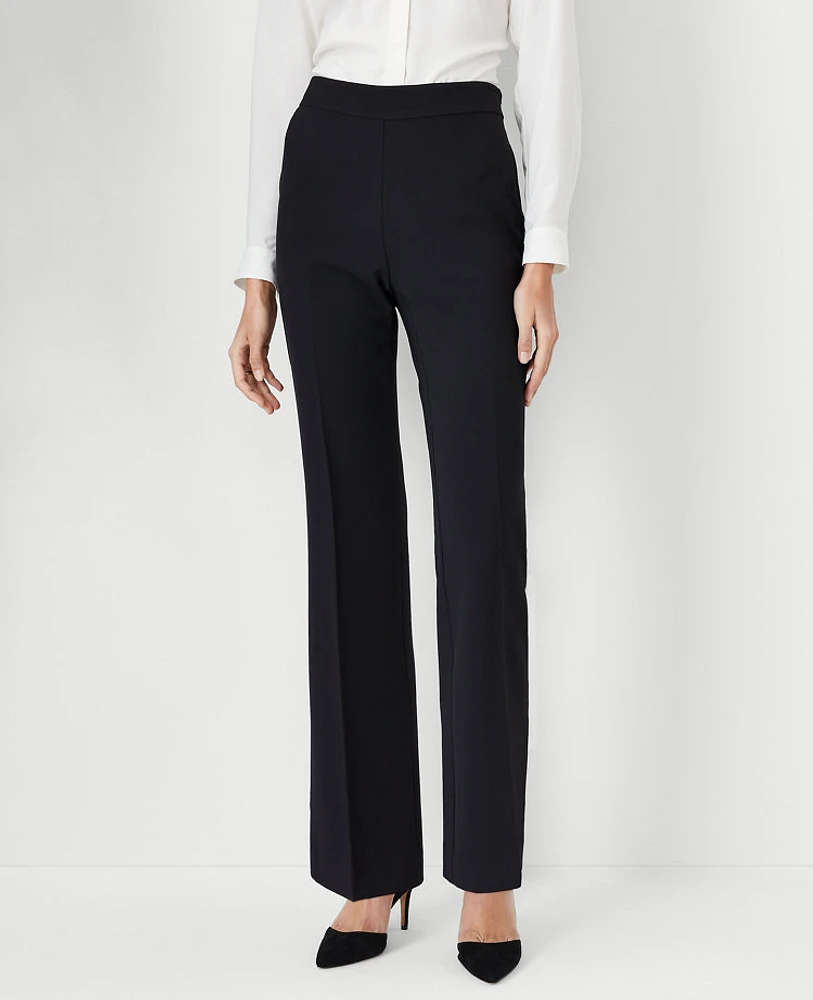 Ann Taylor The Petite Side Zip Trouser Pant Fluid Crepe