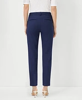 Ann Taylor The Petite Eva Ankle Pant Bi-Stretch - Curvy Fit Pure Sapphire Women's