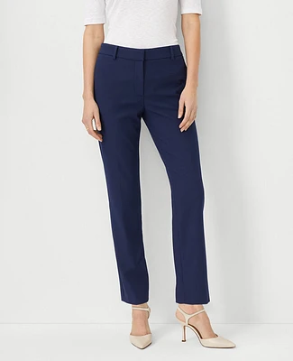 Ann Taylor The Petite Eva Ankle Pant Bi-Stretch - Curvy Fit Pure Sapphire Women's