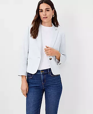 Ann Taylor The Petite Newbury Blazer in Texture