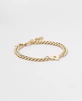 Ann Taylor Clover Chain Bracelet