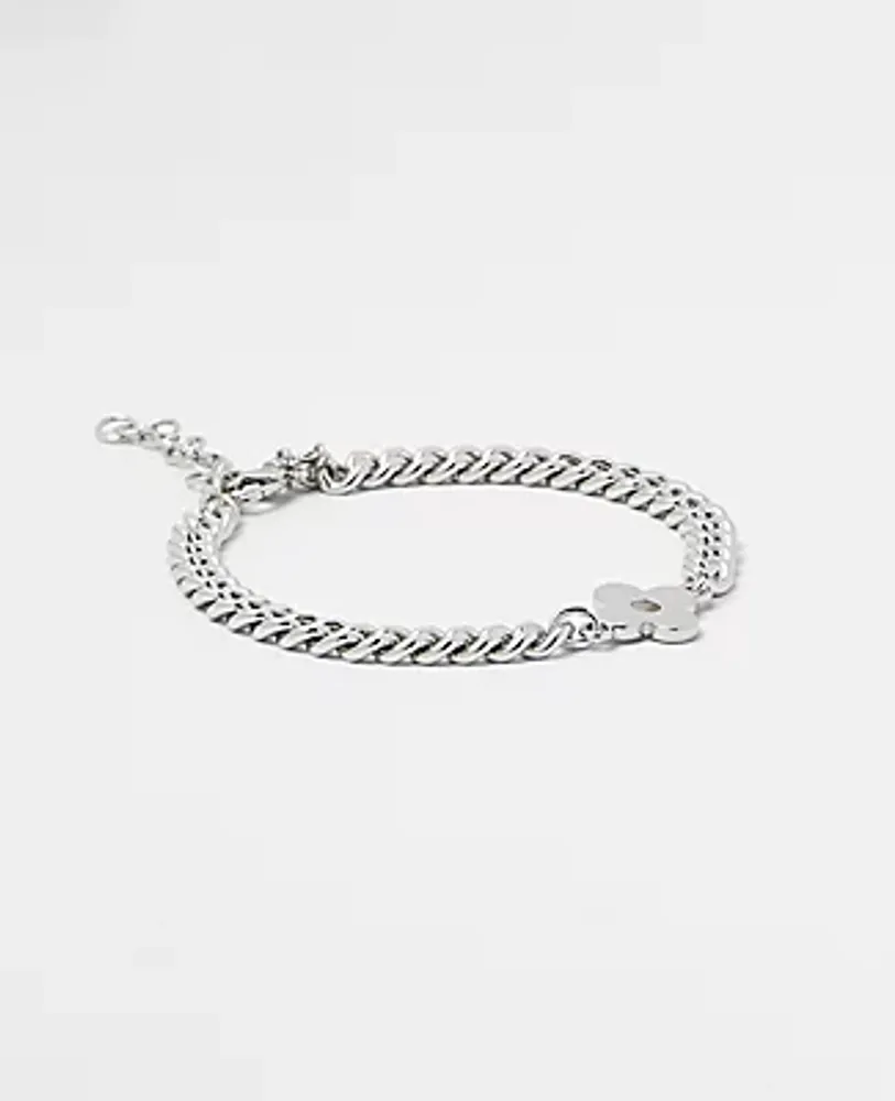 Ann Taylor Clover Chain Bracelet