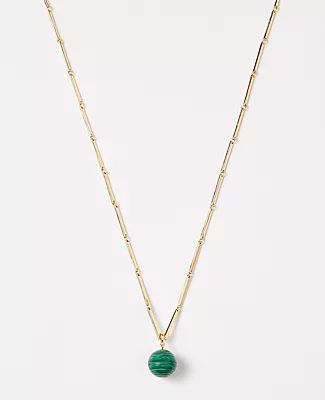 Ann Taylor Marbleized Pendant Necklace