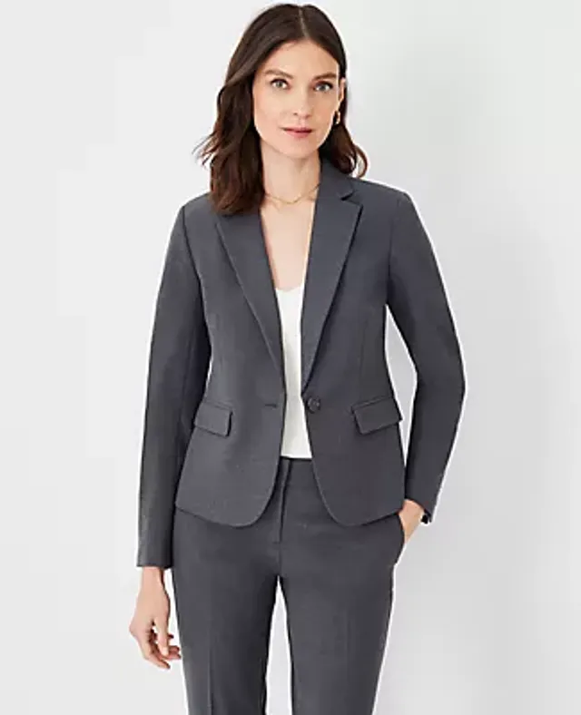 The One-Button Blazer in Seasonless Stretch