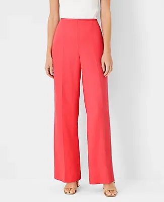 Ann Taylor The Seamed Side Zip Straight Pant