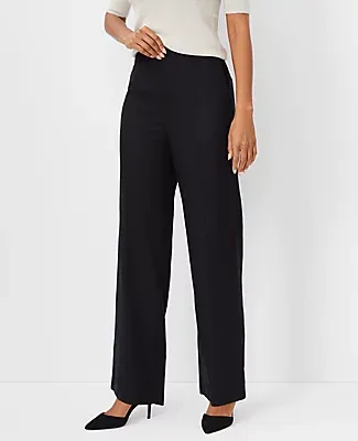 Ann Taylor The Seamed Side Zip Straight Pant