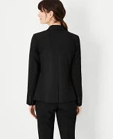 Ann Taylor The Petite Notched Two Button Blazer Seasonless Stretch Women's