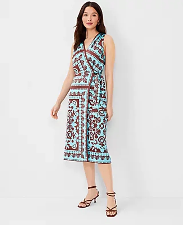 Chain Print Belted Fitted Dress - Luxury Dresses - Ready to Wear, Women  1A92SW
