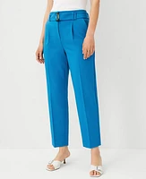 Ann Taylor The Petite Belted Taper Pant Santorini Women's