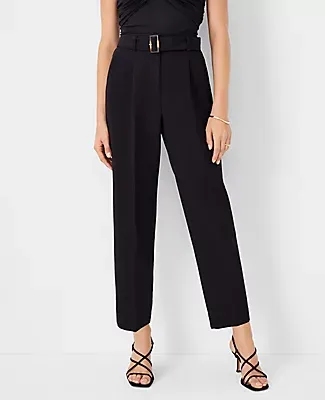 Ann Taylor The Petite Belted Taper Pant