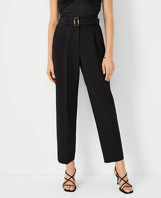 Ann Taylor The Petite Belted Taper Pant Women's