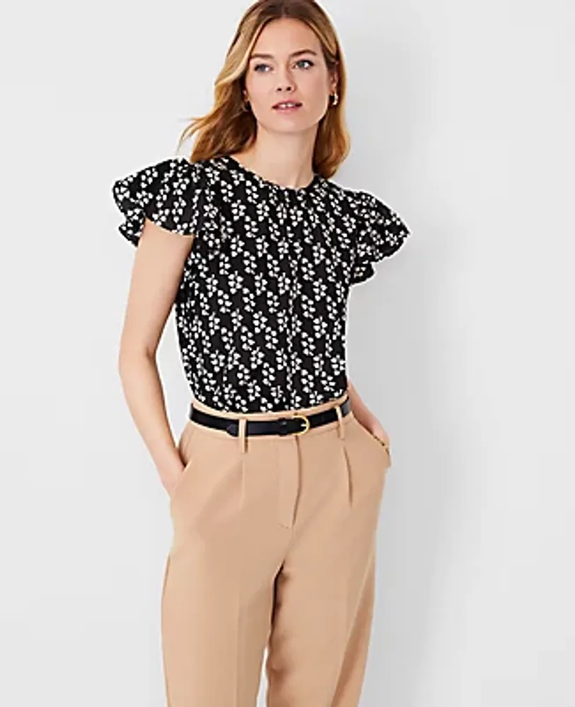 Maurices Women's Flounce Sleeve Blouse