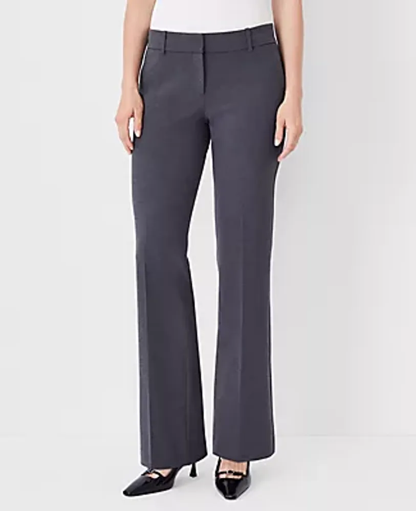 Ann Taylor The Petite Mid Rise Trouser Pant in Seasonless Stretch