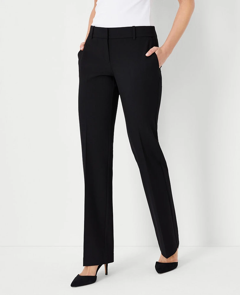 Ann Taylor The Petite Mid Rise Trouser Pant Seasonless Stretch Women's