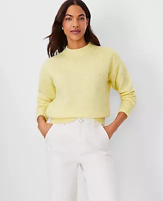 Ann Taylor Petite Cozy Wedge Sweater