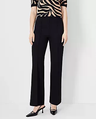 Ann Taylor The Petite Side Zip Straight Pant Twill
