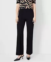 Ann Taylor The Petite Side Zip Straight Pant Twill