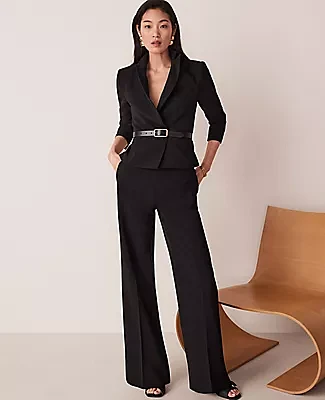 Ann Taylor The Wide Leg Pant Fluid Crepe