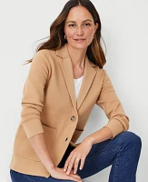 Ann Taylor Petite Sweater Blazer Dominican Sand Women's