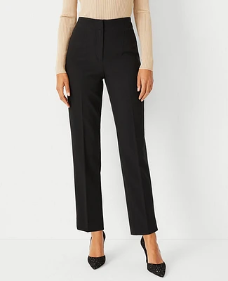 Ann Taylor The Petite Lana Slim Pant Size 4 Black Women's