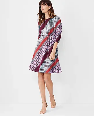 Ann Taylor Multicolored Stripe Maxi Dress | The Summit