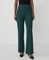 Ann Taylor The Petite Trouser Pant in Fluid Crepe Size 8 Deep Slate Green Women's