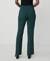 Ann Taylor The Petite Trouser Pant in Fluid Crepe Size 8 Deep Slate Green Women's