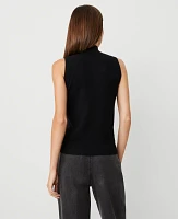 Ann Taylor Cashmere Mock Neck Shell Top Women's