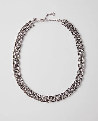 Ann Taylor Snake Chain Layered Necklace