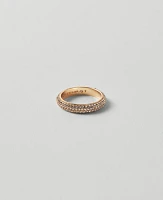 Ann Taylor Pave Ring Clear Women's