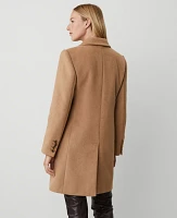 Ann Taylor Petite Chesterfield Coat Perfect Camel Women's