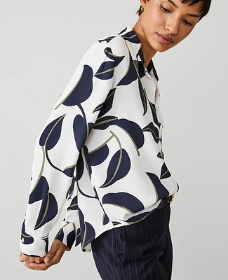 Ann Taylor Leaves Essential Shirt Winter White Women's