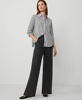 Ann Taylor The Petite Denim Trouser Washed Black Women's