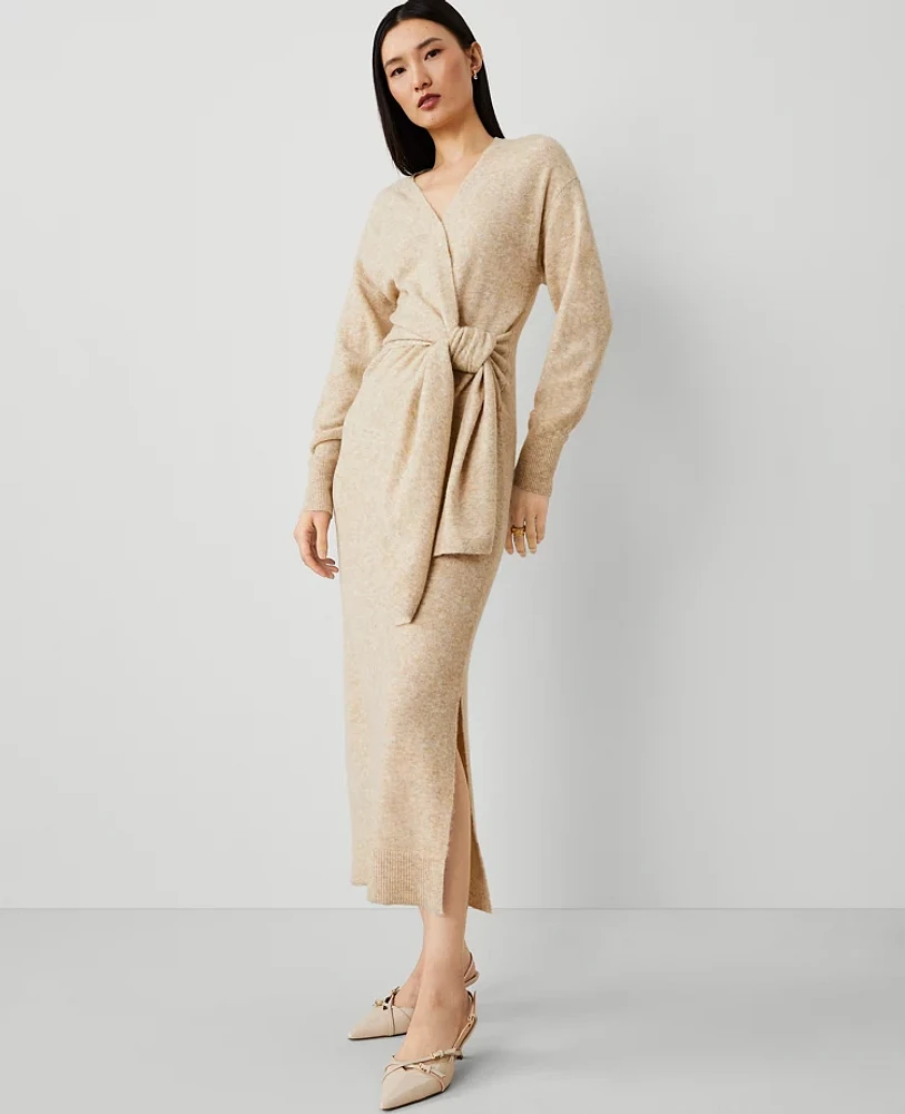 Ann Taylor Wrap Sweater Dress Women's