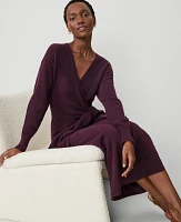 Ann Taylor Wrap Sweater Dress Women's